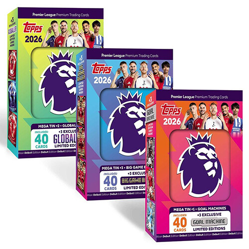Topps Premier League 2025/26 Mega Tin (Assorted)