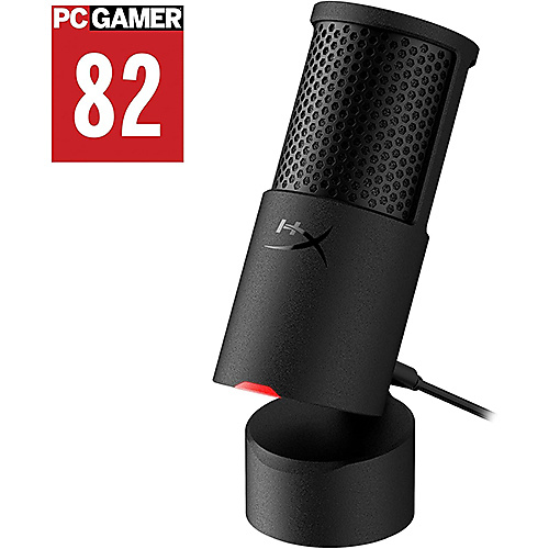 HyperX SoloCast 2 – Gaming USB Condenser Mic for PC, USB-C to USB-A