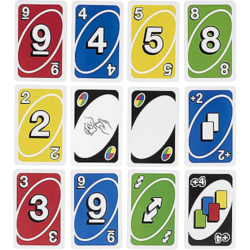 Mattel Games UNO Deluxe Card Game for with 112 Card Deck,