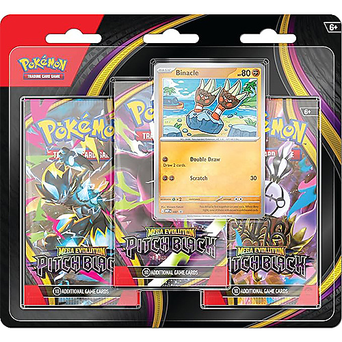 Pokemon TCG: Mega Evolution - Pitch Black 3 Booster Pack Blister