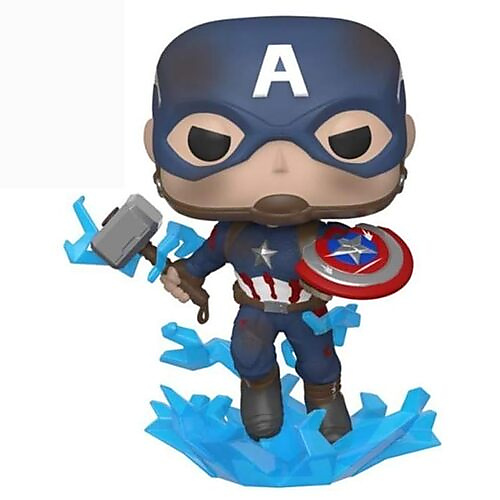 Funko Pop! Marvel Avengers Endgame #573 Captain America with Mjolnir & Broken Shield