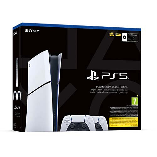 PlayStation | PS5 Digital Edition Console Slim Version + XTRA Controller