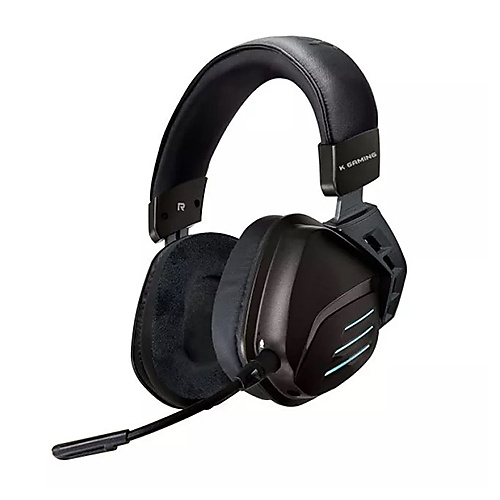 KGaming K20 Wireless Gaming Headset Black Tri‑Mode Connectivity, 7.1 Surround Sound, 1000 mAh Batter