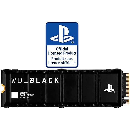 WD BLACK 1TB SN850P NVMe SSD, Read: 7300MB/s and Write: 6300MB/s, Licensed for PS5 Consoles