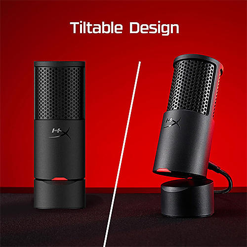 HyperX SoloCast 2 – Gaming USB Condenser Mic for PC, USB-C to USB-A