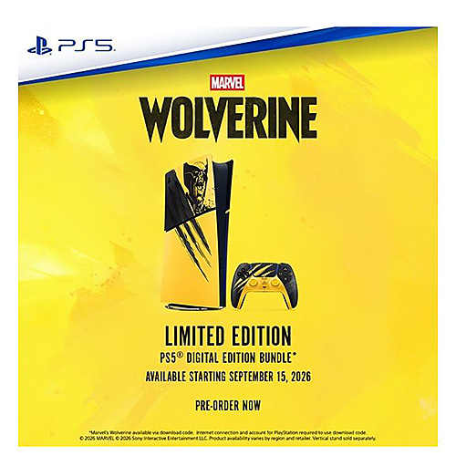 PS5 Wolverine Special Edition Digital Console Pre Order