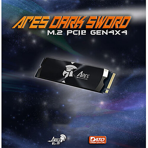 DATO 1TB Internal SSD with Heatsink Gen4 x4