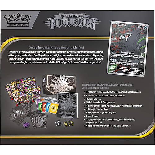 Pokémon TCG: Mega Evolution Pitch Black Elite Trainer Box