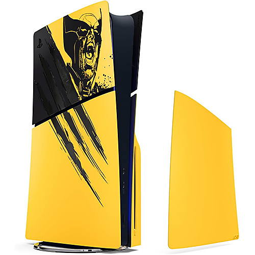 PS5 Console Covers Marvel's Wolverine Battle Yellow Limited Edition