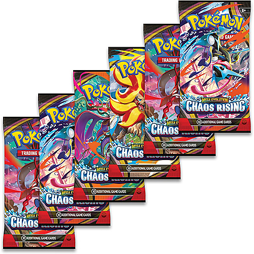 Pokémon Trading Card Game: Mega Evolution - Chaos Rising Booster Bundle