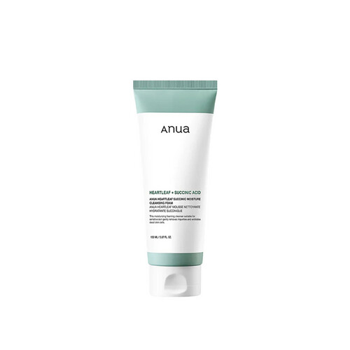 ANUA Heartleaf + Succinic Acid Moisture Cleansing Foam – 150ml