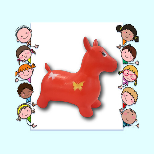 Red Bouncing Animal Toy