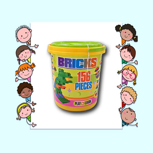 Medium Building Blocks – 156 Pieces