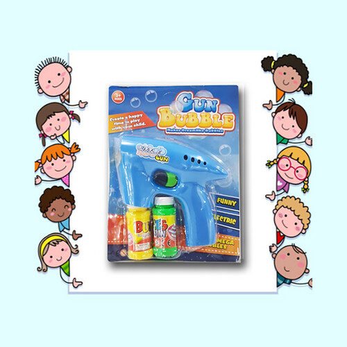 Bubble Gun – Battery Operated blue color