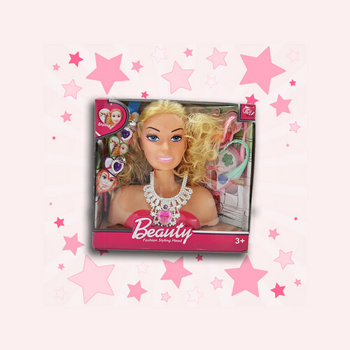 Barbie Head Makeup and Accessories