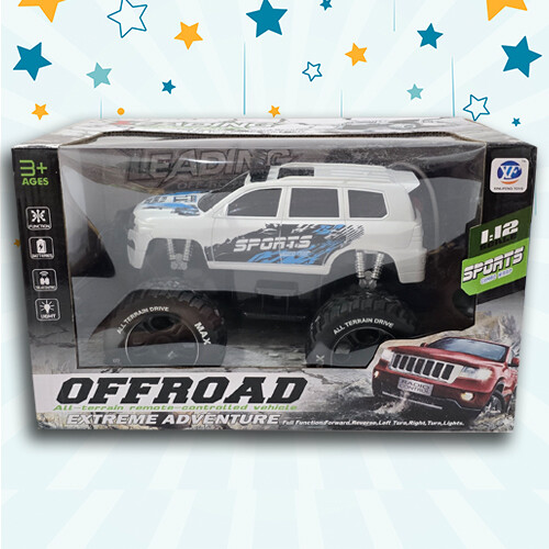 Large-size Jeep charge vehicle white color