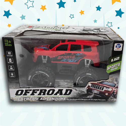 Large-size Jeep charge vehicle red color