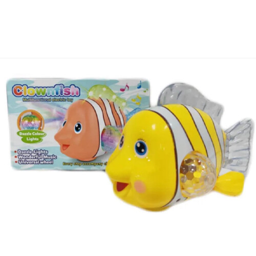 Glowing dancing fish