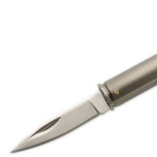 Original empty shot on an American-made knife