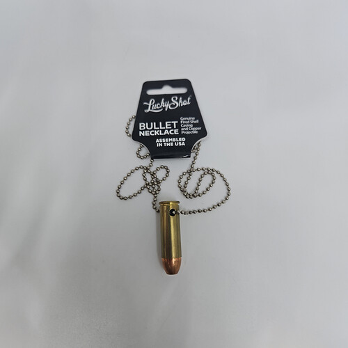 A medal made from a real bullet, emptied, from an American factory2