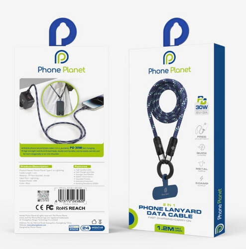 30W Type-C To Lightning Pneumatic Pd cable | 1.2m Length (Braided Cable)