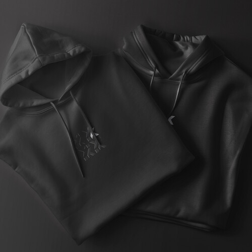 Premium Black Hoodie