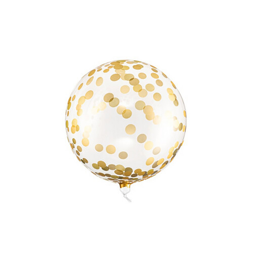 Clear Gold Dots