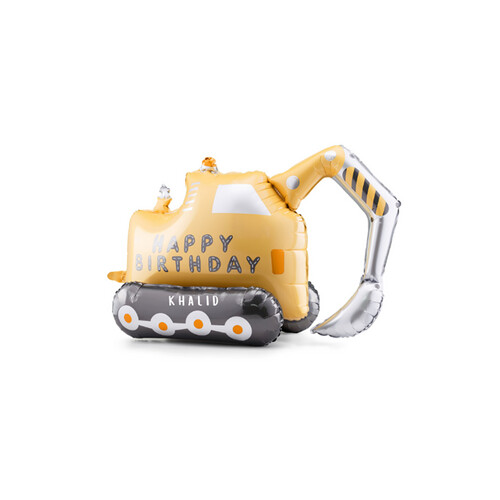 Excavator Foil Balloon