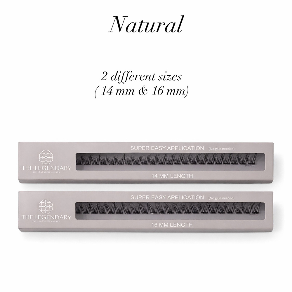 Natural in 2 different sizes