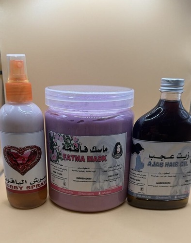 Special collection of ajab oil, fatma mask and rubby spray