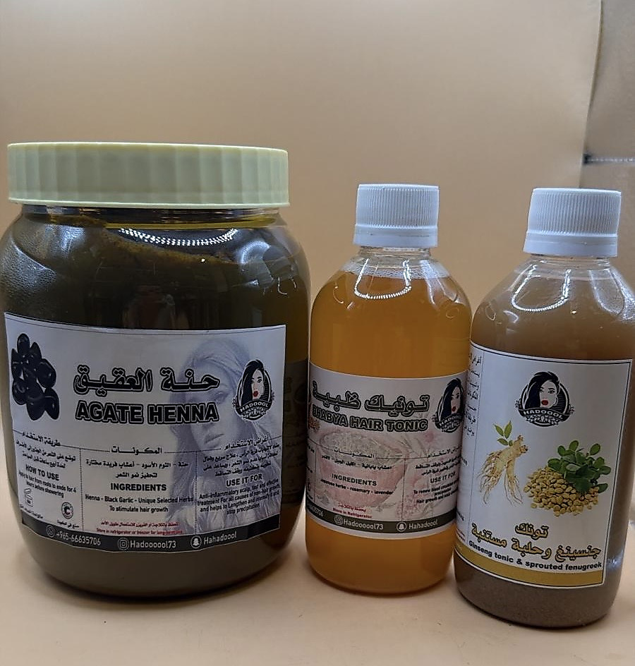 Offer of tonic gensing, tonic dhabiya and agate henna