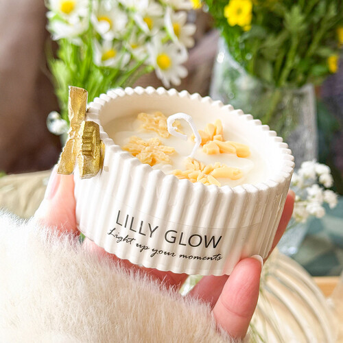 Butterfly Candle plate