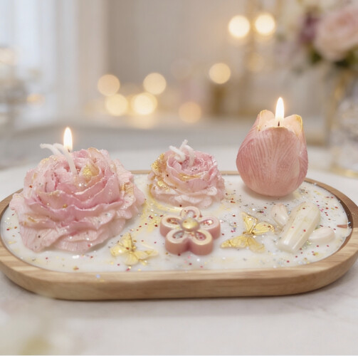 The candles plate