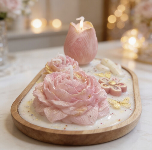 The candles plate