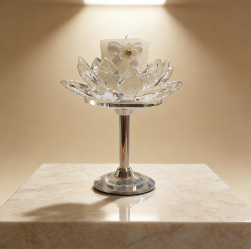 Flower crystal long stand
