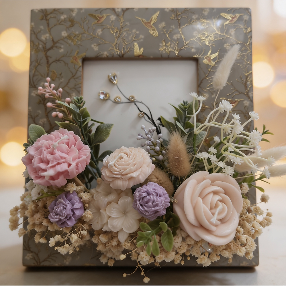 Flower bird frame