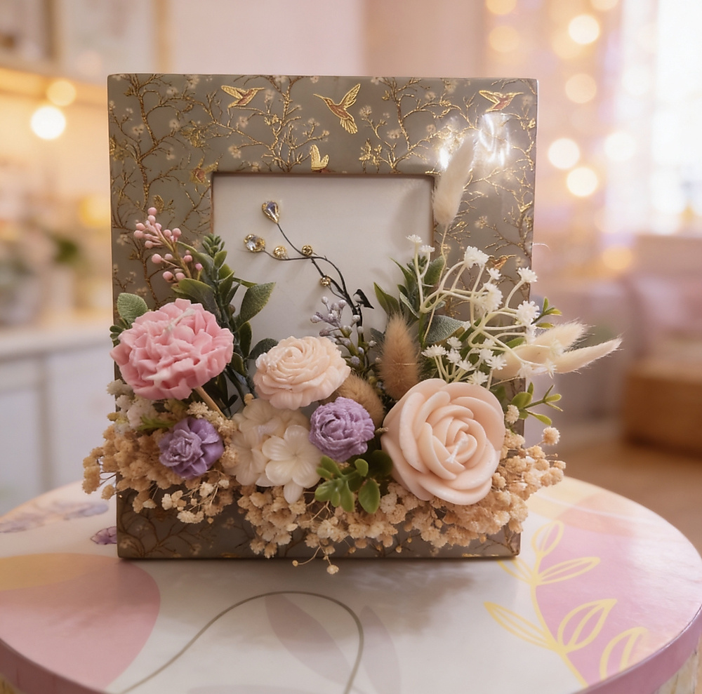 Flower bird frame