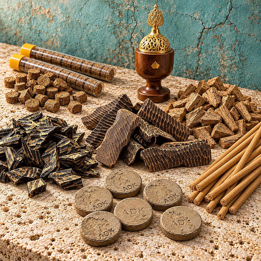 البخور المسقى (العود المحسّن)