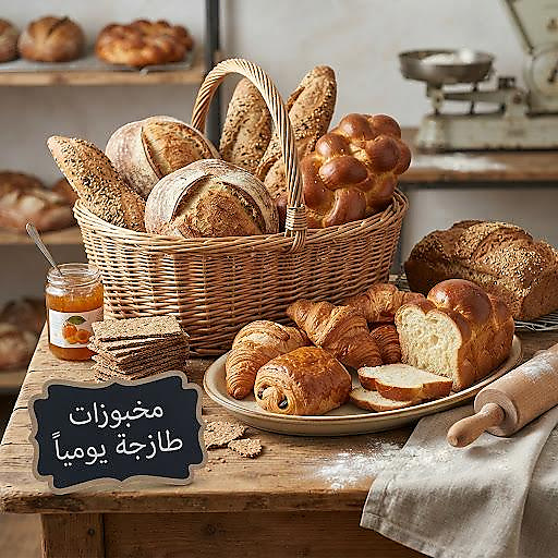 Biscuits, bread and pastries