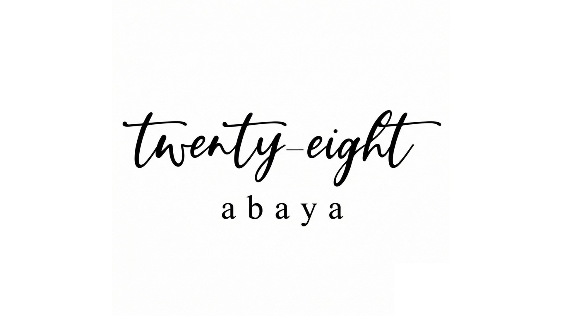 28 Abaya