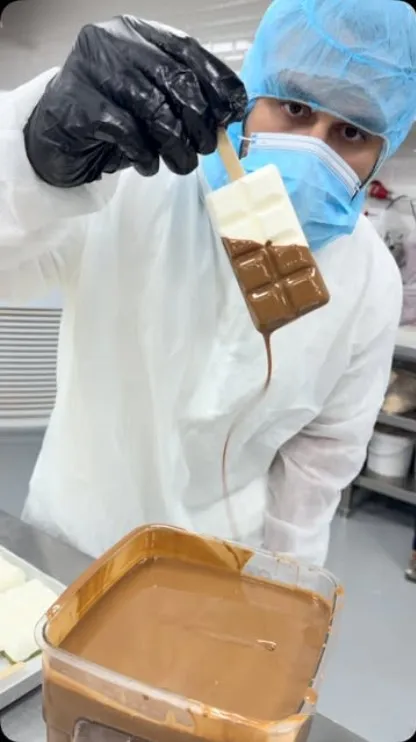 Dipped by hand